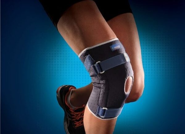 Reinforced ligament knee brace for weak knee ligaments